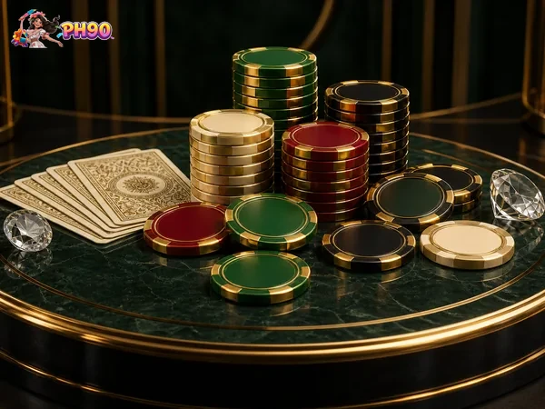 Pool Rummy game interface on 90JILI
